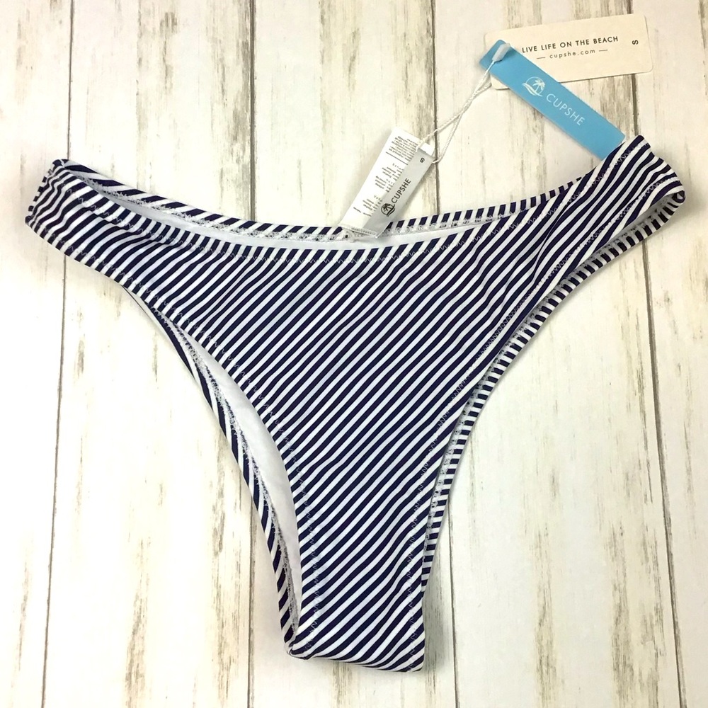 Cupshe Stripe Hipster Bikini Bottom